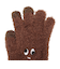 5本指 ニット グローブ GFGT BROWN