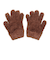 ジュニア 5本指 ニット グローブ GKFG BROWN