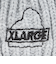エクストララージ（XLARGE）帽子 SLANTED OG リブ ニットキャップ 101254051002-ASH