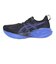 アシックス（ASICS）ランニングシューズ ジョギングシューズ ノヴァブラスト 5 ブラック ブルー 1011B974.004