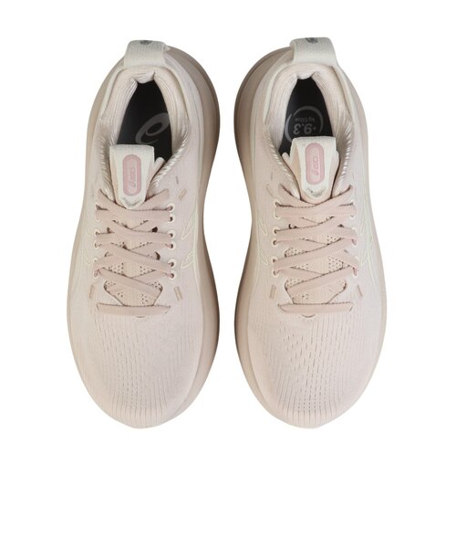 ASICS テニスシューズ ベージュ アシックス（ASICS）ランニングシューズ ジョギングシューズ