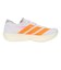 アディダス（adidas）ランニングシューズ トレーニングシューズ 部活 アディゼロ タクミ セン 11 ホワイト オレンジ NNO00-JQ0780