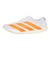 アディダス（adidas）ランニングシューズ トレーニングシューズ 部活 アディゼロ アディオス 9 ランニング ホワイト オレンジ NKL80-JQ0777