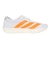 アディダス（adidas）ランニングシューズ トレーニングシューズ 部活 アディゼロ アディオス 9 ランニング ホワイト オレンジ NKL80-JQ0777