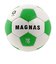 スフィーダ（SFIDA）サッカーボール 5号球 JFA検定球 MAGNAS 土グラウンド用 SB-25MN01 WHT/GRN