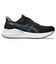 アシックス（ASICS）ランニングシューズ ジョギングシューズ バーサブラスト 4 ワイド ブラック ブルー 1011B982.002 スポーツ シューズ
