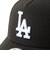 ニューエラ（NEW ERA）メッシュキャップ ユース 9FORTY A-Frame Black & White モノトーン ロサンゼルス・ドジャース 1467…