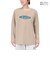 エックスガール（X-gir）サークル ロゴ ロングスリーブ Tシャツ 155253013006-BEIGE