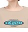 エックスガール（X-gir）サークル ロゴ ロングスリーブ Tシャツ 155253013006-BEIGE