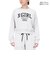 エックスガール（X-gir）カレッジ ロゴ ショート クルーネック スウェットシャツ 155253012004-OFF WHITE