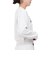 エックスガール（X-gir）カレッジ ロゴ ショート クルーネック スウェットシャツ 155253012004-OFF WHITE