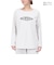 エックスガール（X-gir）サークル ロゴ ロングスリーブ Tシャツ 155253013006-OFF WHITE