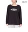 エックスガール（X-gir）サークル ロゴ ロングスリーブ Tシャツ 155253013006-BLACK