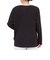 エックスガール（X-gir）サークル ロゴ ロングスリーブ Tシャツ 155253013006-BLACK