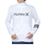 ハーレー（HURLEY）ラッシュガード 長袖 パーカー RASH ONE AND ONLY MRG2310036-WHT 速乾 UVカット