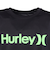 ハーレー（HURLEY）ラッシュガード 半袖 Tシャツ ワンアンドオンリー MRG2310032-BLK3 速乾 UVカット