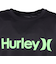 ハーレー（HURLEY）ラッシュガード 半袖 Tシャツ ワンアンドオンリー MRG2310032-BLK3 速乾 UVカット