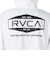 ルーカ（RVCA）ラッシュガード 長袖 HEX BOX サーフ ジップアップフーディー BF041875 WHT