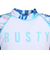 ラスティ（RUSTY）ラッシュガード 長袖 ジュニア ガールズ スイミング 962463-WHT