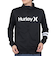 ハーレー（HURLEY）ラッシュガード 長袖 フルジップ ジャケット MRG2310037-BLK 速乾 UVカット