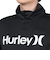 ハーレー（HURLEY）ラッシュガード 長袖 フルジップ ジャケット MRG2310037-BLK 速乾 UVカット