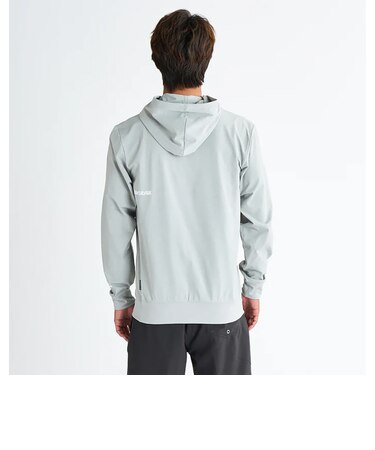 クイックシルバー（Quiksilver）ラッシュガード 長袖 BUBBLE HALF ZIP 