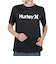 ハーレー（HURLEY）ラッシュガード 半袖 Tシャツ RASH ONE AND ONLY TEE MRG2310032-BLK 速乾 UVカット