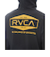 ルーカ（RVCA）ラッシュガード 長袖 HEX BOX サーフ ジップアップフーディー BF041875 BLK
