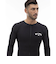 ビラボン（BILLABONG）ラッシュガード 長袖 UVカット 紫外線カット FRONT ZIP BE01A851 BLK