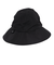 風で飛ばない ツバ広ハット WUV 04 BK