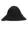 風で飛ばない ツバ広ハット WUV 04 BK