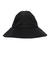 風で飛ばない ツバ広ハット WUV 04 BK
