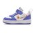 ナイキ（NIKE）ベビー スニーカー スポーツシューズ コート ボロー LOW FL TD ホワイト ブルー IQ0877-100 カジュアル シューズ