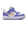 ナイキ（NIKE）ベビー スニーカー スポーツシューズ コート ボロー LOW FL TD ホワイト ブルー IQ0877-100 カジュアル シューズ