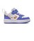ナイキ（NIKE）ベビー スニーカー スポーツシューズ コート ボロー LOW FL TD ホワイト ブルー IQ0877-100 カジュアル シューズ