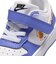 ナイキ（NIKE）ベビー スニーカー スポーツシューズ コート ボロー LOW FL TD ホワイト ブルー IQ0877-100 カジュアル シューズ