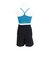 ナイキ（NIKE）水着 レディース 水泳 ナチュラルスタイルセパレーツ 黒 ブラック M-LLサイズ  2993156-009