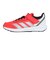 アディダス（adidas）ジュニア スポーツシューズ ベルクロ ベルト付き スニーカー ファイト EL K レッド シルバー OND94-KJ1931 シューズ
