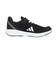 アディダス（adidas）ジュニア スポーツシューズ ベルクロ ベルト付き スニーカー ファイト EL K ブラック ホワイト NSZ68-JQ9517 シュ…