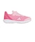 アディダス（adidas）ジュニア スポーツシューズ ベルクロ ベルト付き スニーカー ファイト EL K ピンク ホワイト NSZ68-JQ9516 シューズ