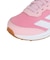アディダス（adidas）ジュニア スポーツシューズ ベルクロ ベルト付き スニーカー ファイト EL K ピンク ホワイト NSZ68-JQ9516 シューズ