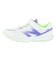 ニューバランス（new balance）ジュニア ベルクロスニーカー フラッシュ v7 H&L バンジーレース ホワイト PFLSJ5PC M