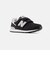 ニューバランス（new balance）ジュニア スニーカー スポーツシューズ 313 v2 フック＆ループ ブラック P3139JN W カジュアル シューズ