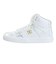 ディーシーシューズ（DC SHOES）スニーカー ボーダーシューズ ピュア ハイトップ SE SN ホワイト シルバー 26SPDM261303WG3 スポー…