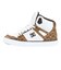 ディーシーシューズ（DC SHOES）スニーカー ボーダーシューズ ピュア ハイトップ SE SN ホワイト ブラウン 26SPDM261303WBG スポー…
