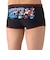 アリーナ（ARENA）水着 ジュニア 男子 水泳 タフスーツ トレーニングスパッツ ショートレッグ 黒×赤 130-140サイズ AS6SWM11B BKRD