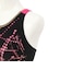 スピード（SPEEDO）フィットネス水着 レディース 水泳 ルースンニースキン 黒×ピンク S-LLサイズ SFW12592Z KP 撥水 UVカット
