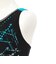 スピード（SPEEDO）フィットネス水着 レディース 水泳 ルースンニースキン 黒×青 S-LLサイズ SFW12592Z KQ 撥水 UVカット