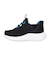 スケッチャーズ（SKECHERS）ジュニアスニーカー ボーイズ スポーツシューズ スリップインズ バウンダー ブリスクバースト ブラック ライム 403822…
