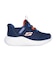 スケッチャーズ（SKECHERS）ジュニアスニーカー ボーイズ スポーツシューズ スリップインズ バウンダー ブリスクバースト ネイビー ブルー 403822…